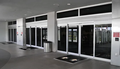 automatic sliding doors commercial.